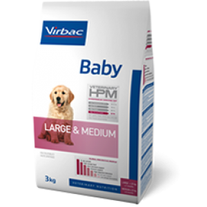 Virbac HPM baby dog large&medium 12kg