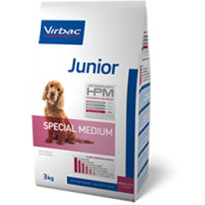 Virbac HPM junior dog special medium 12kg